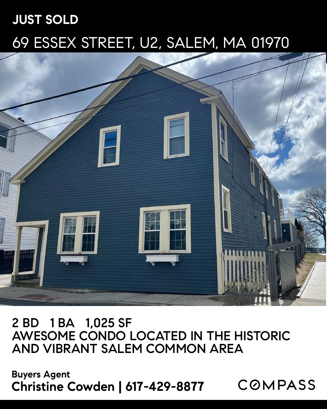 Awesome condo located in the historic and vibrant Salem Common, Salem, MA area