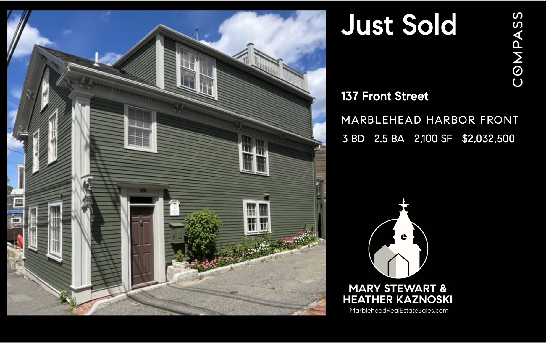 Just Sold 137 Front St 01945