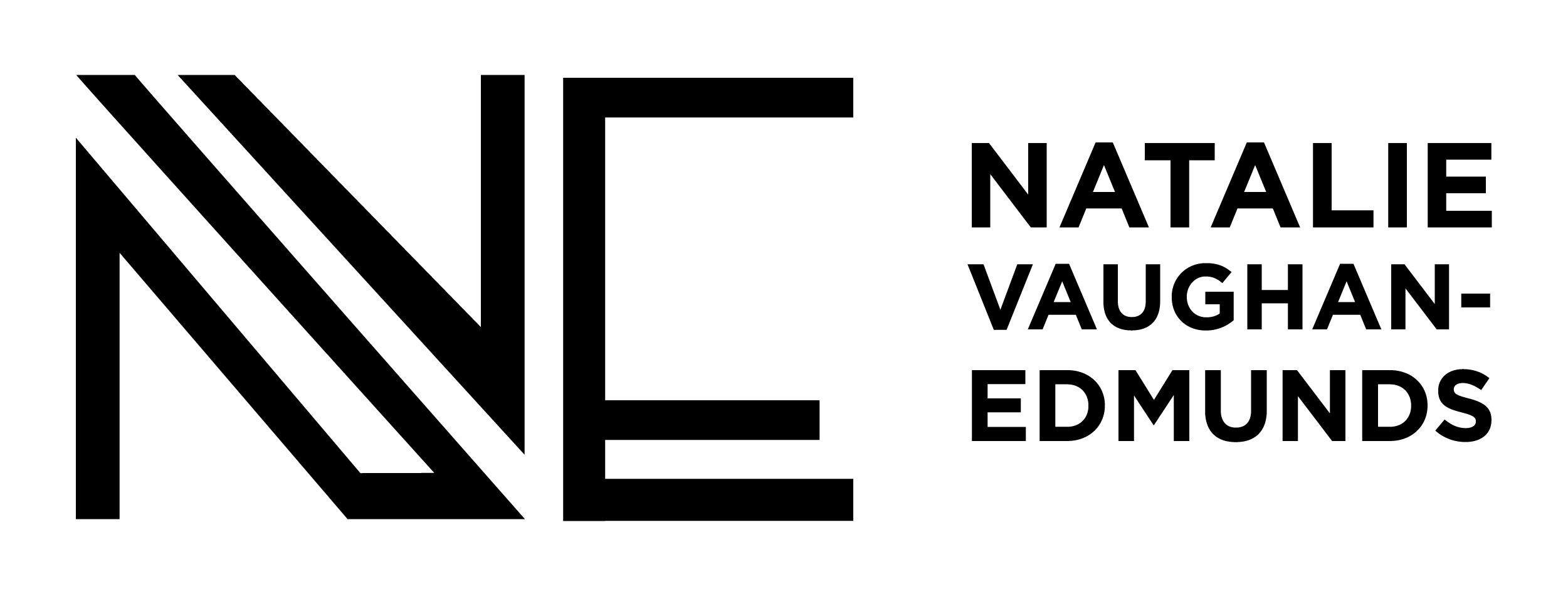 A text banner describing Natalie Vaughan-Edmunds