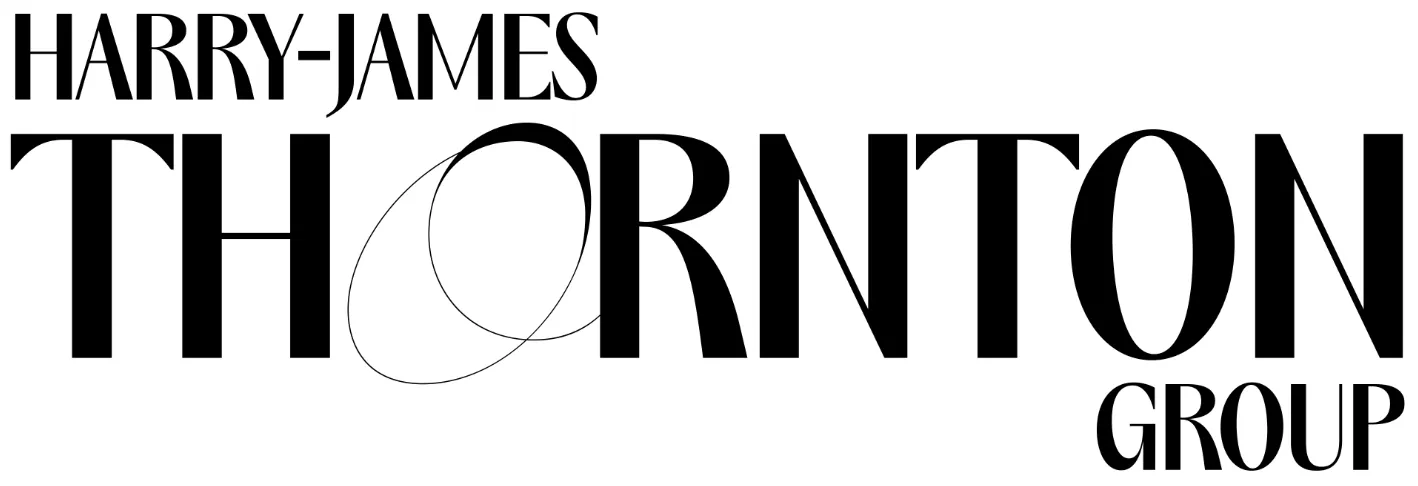 A text banner of HARRY-JAMESGROUP