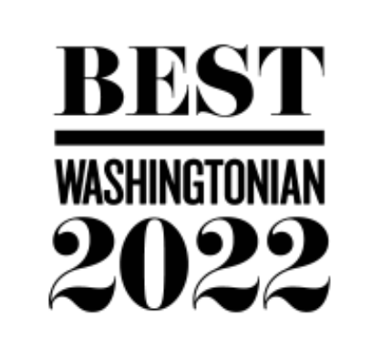 A text banner for Washingtonian