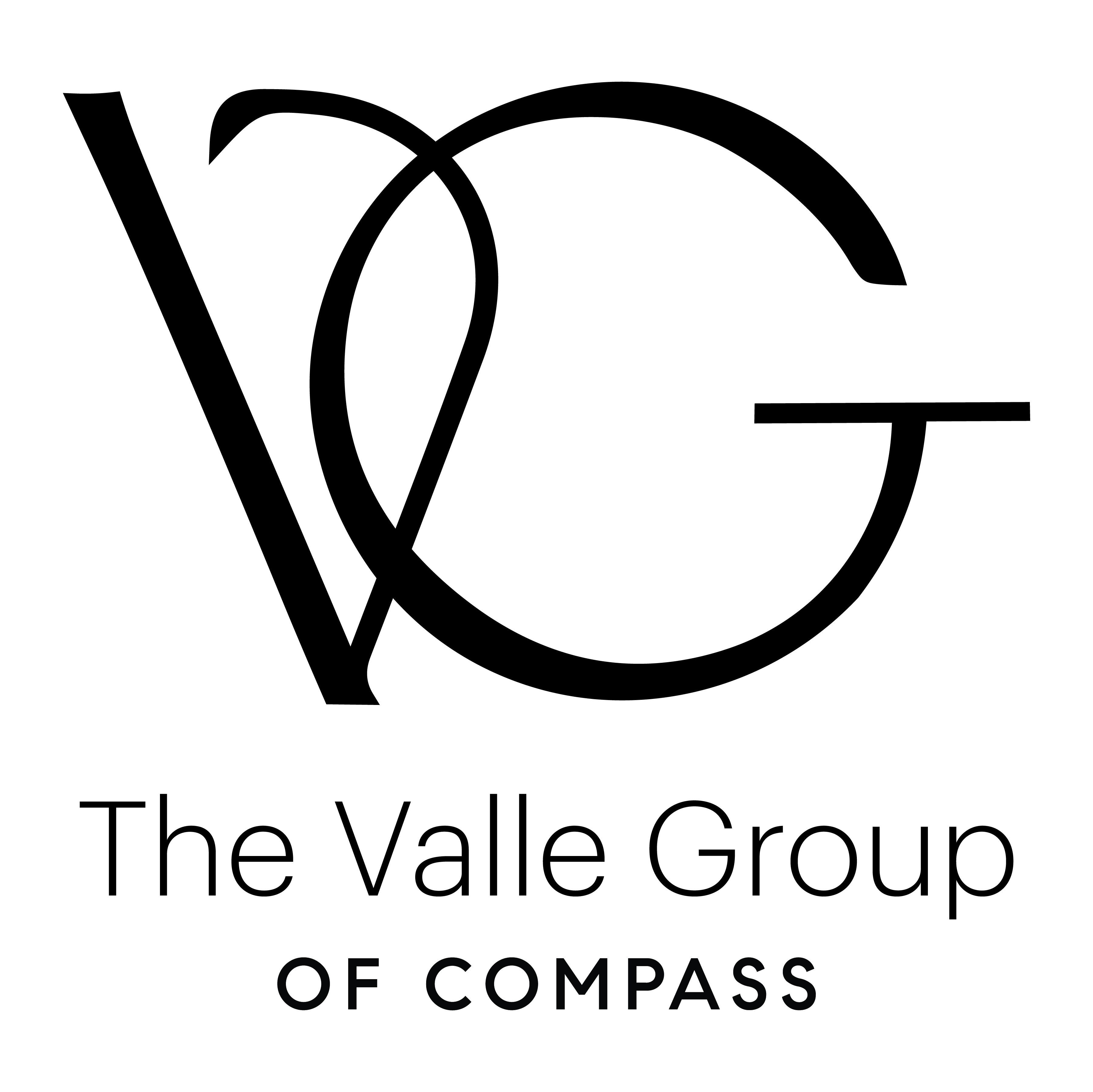 A text banner for The Valle Group