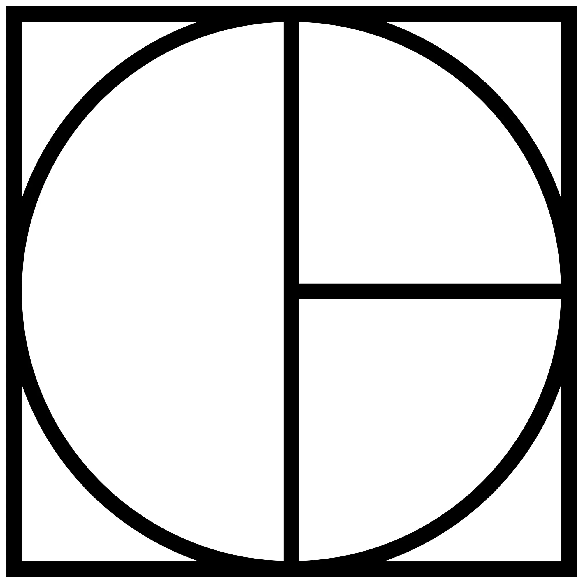The logo of a brand promoting self-expression and reflection.