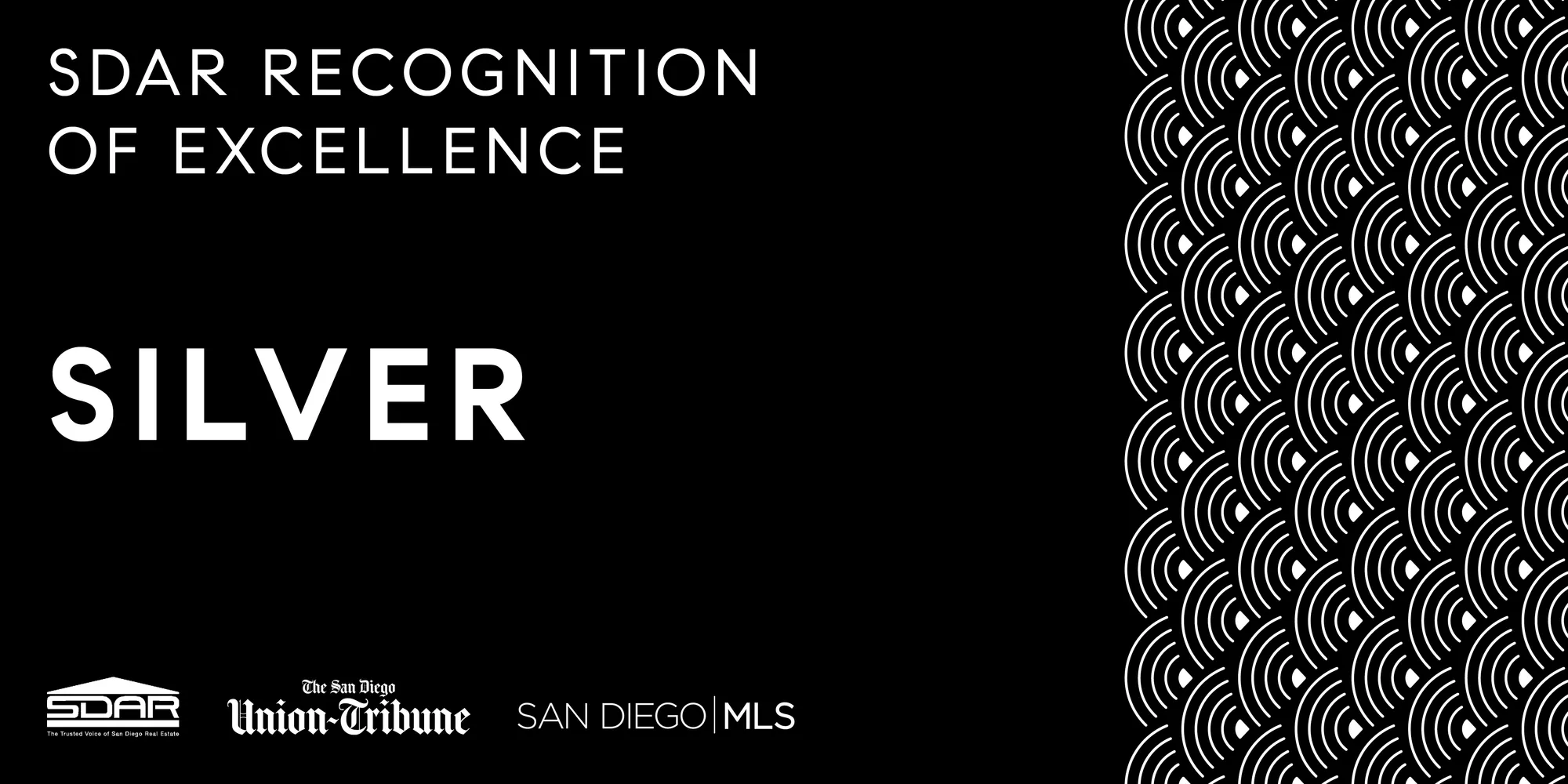 SDAR Recognition of Excellence Award - Silver