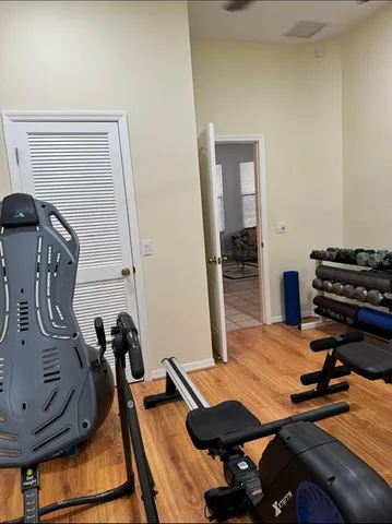 a bathroom with a sink and a utility room