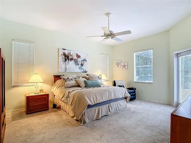 a view of a garden with a swimming pool