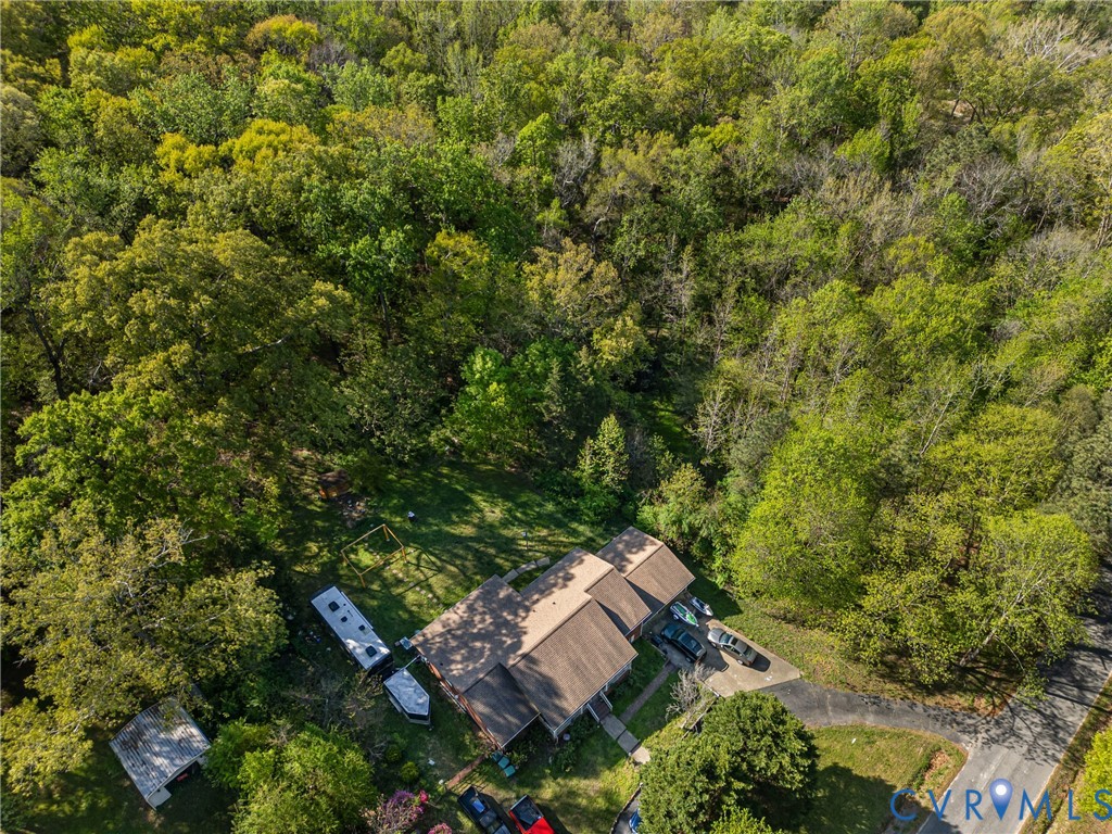 14219 Spruce Avenue Chester, VA 23836 - Photo 4 of 32 an aerial view of a house with a yard