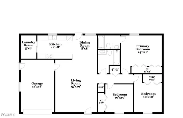 $1,900 | 284 Grove Road, Venice, FL 34293