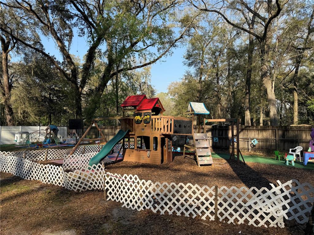 7713 Southwest 8th Avenue Gainesville, FL 32607 - Photo 26 of 32 a view of a chairs and tables in the patio