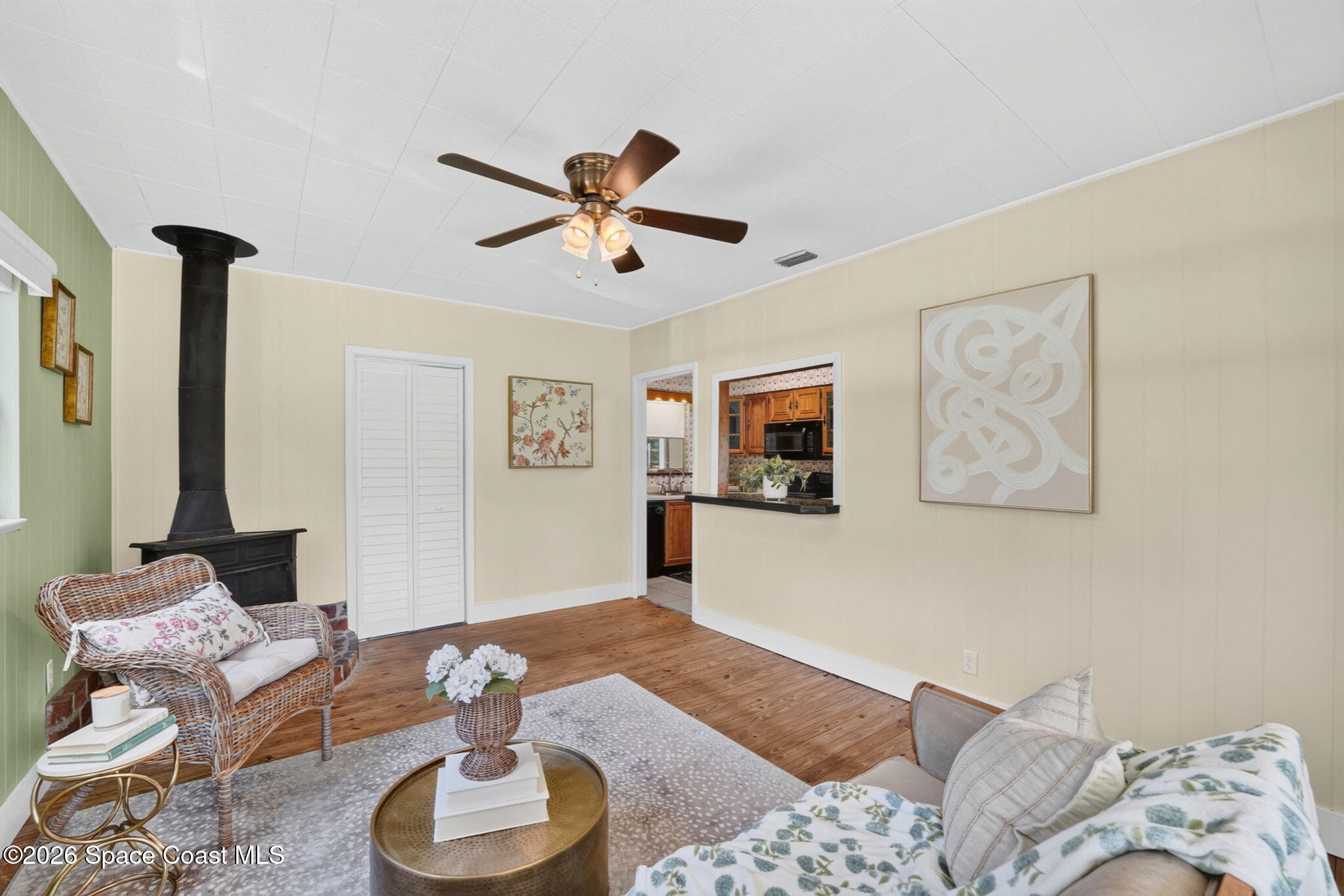 1944 Harlock Road Melbourne, FL 32934 - Photo 7 of 52 Living Room Facing Kitchen
