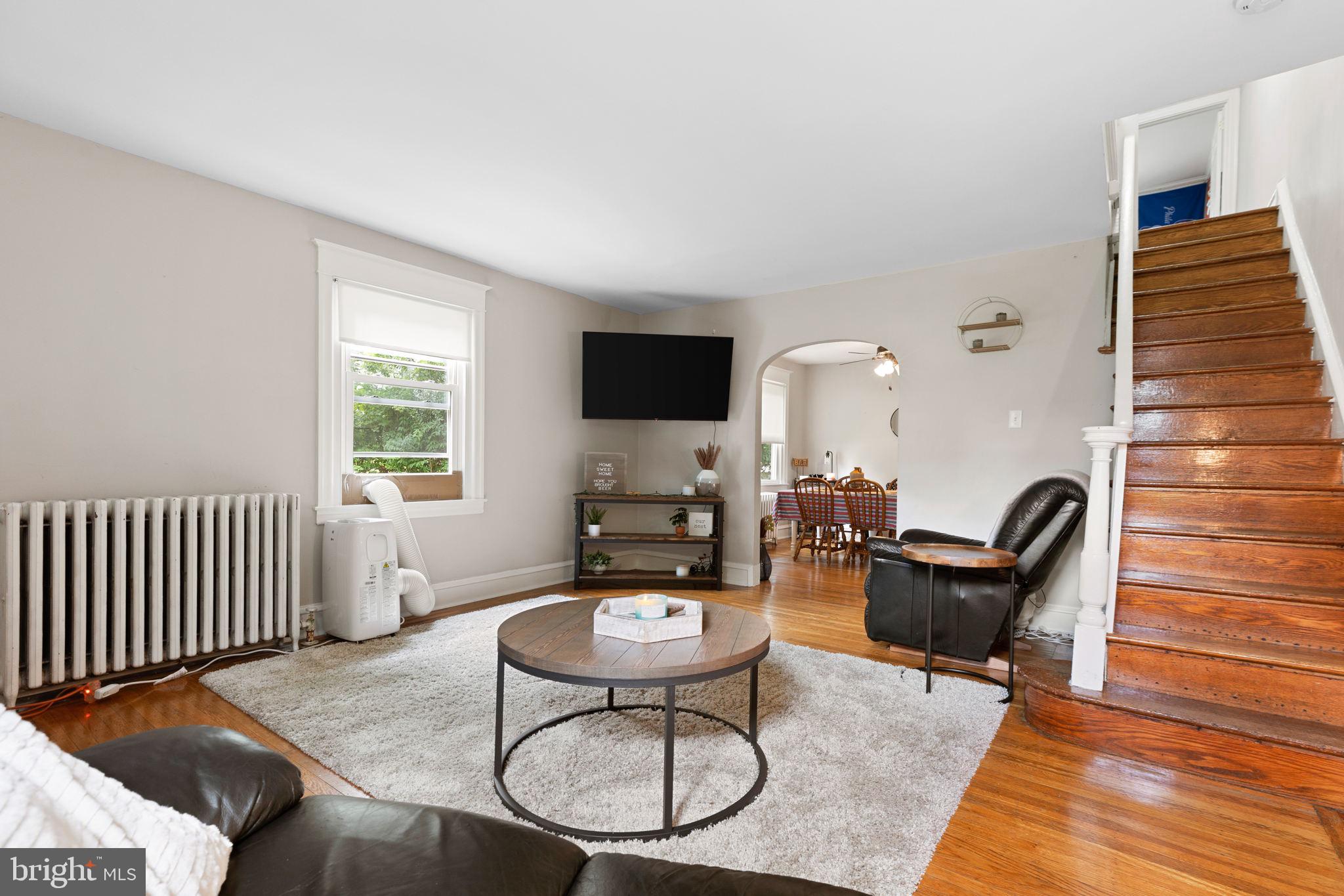 523 Wales Road Havertown, PA 19083 - Photo 9 of 25 Living Room and Stairway