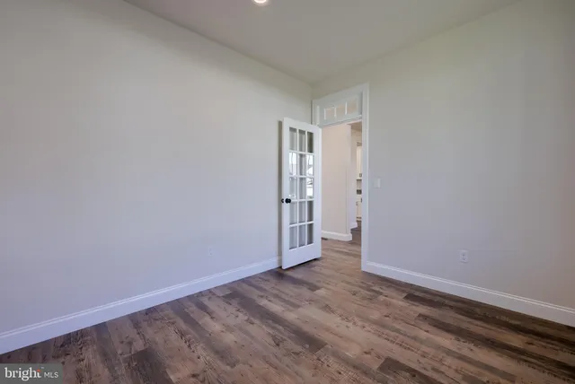 wooden floor in an empty room