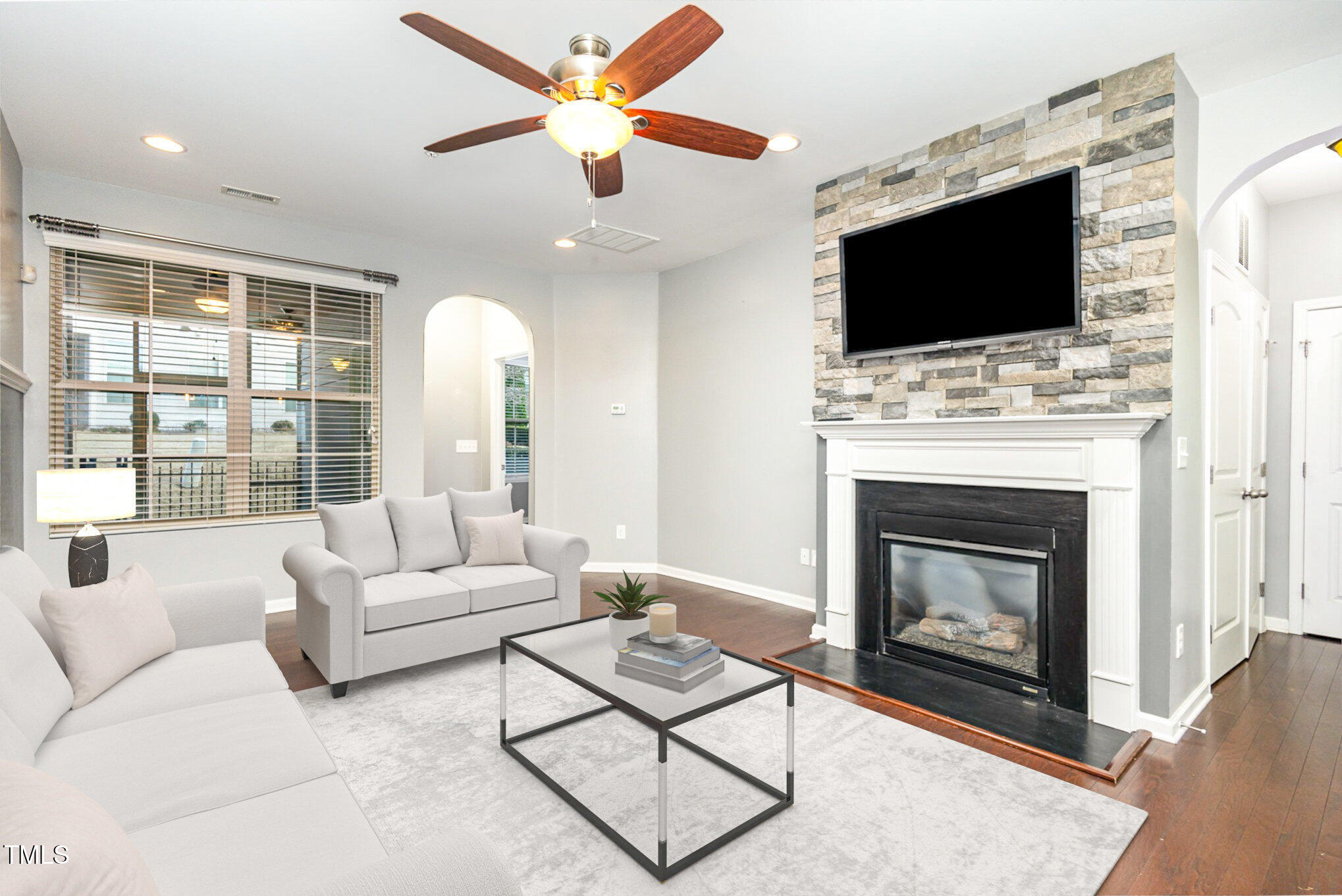 9345 Falkwood Road Raleigh, NC 27617 - Photo 9 of 32 Living Room