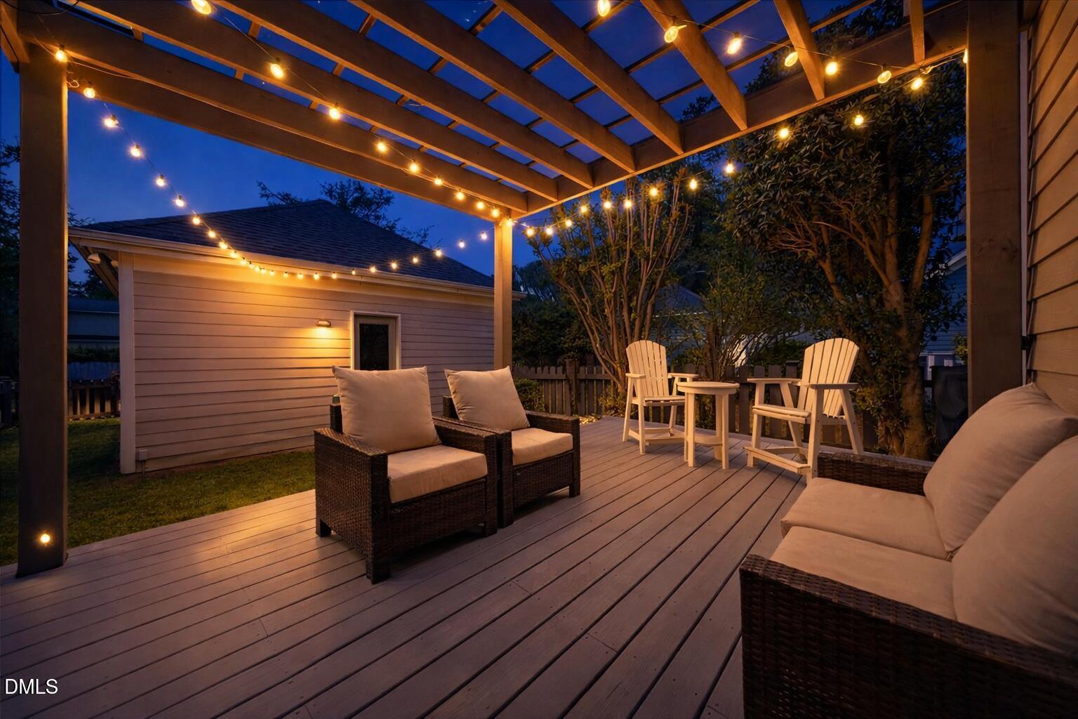 2116 Dunn Road Raleigh, NC 27614 - Photo 3 of 22 a outdoor space with lots of chairs and wooden floor