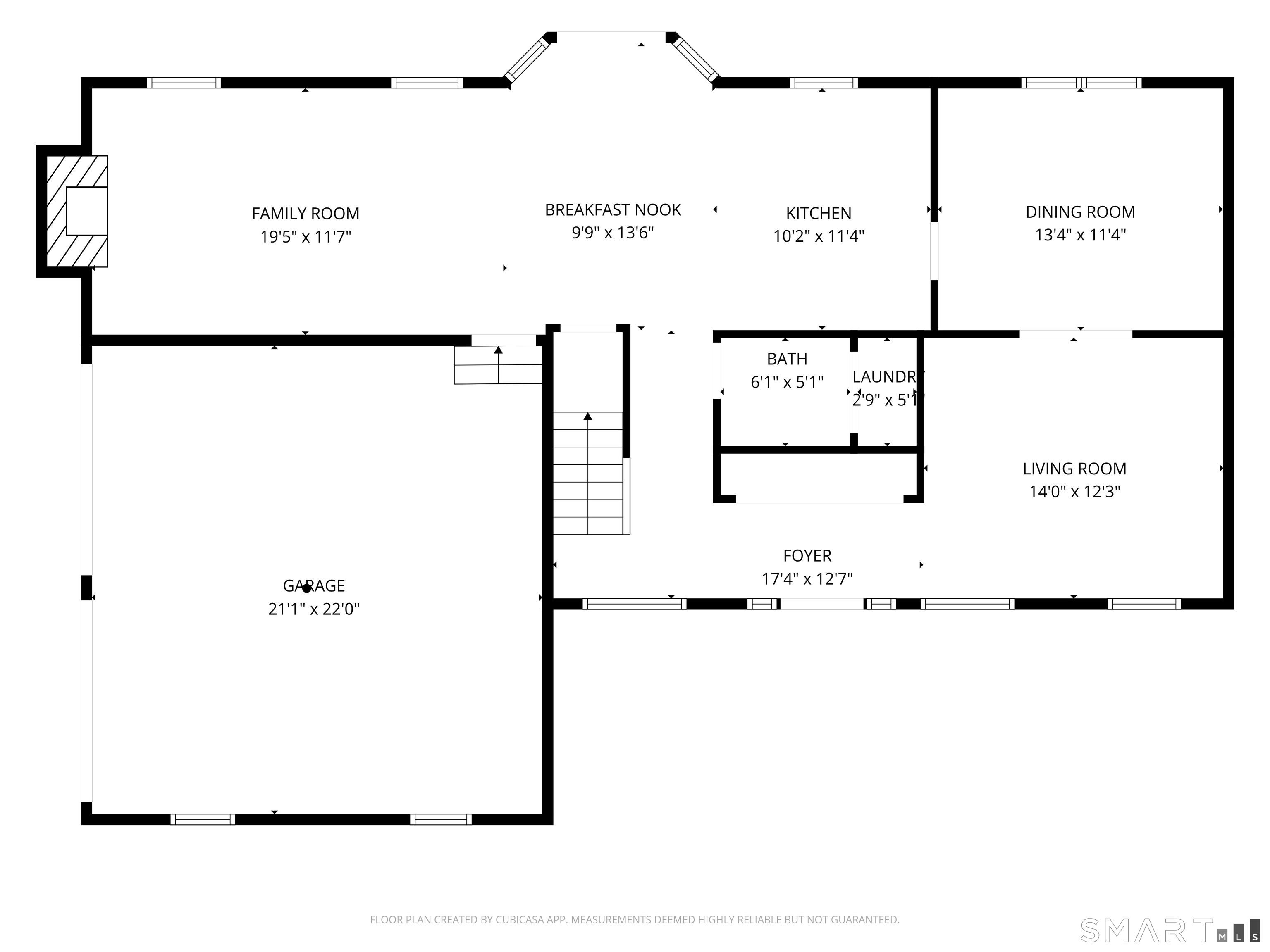 19 Woodside Way Bristol, CT 06010 - Photo 42 of 43 1st Floor plan