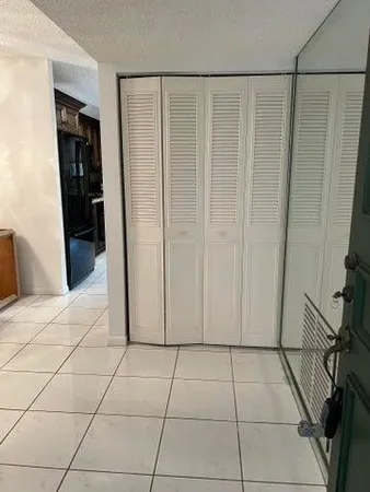 a view of a closet area