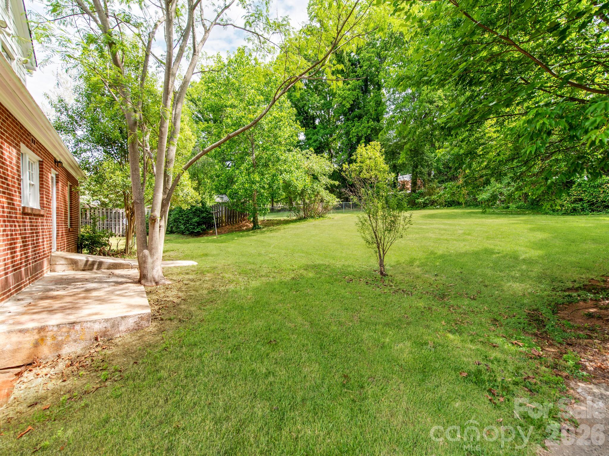 113 Falls Street Morganton, NC 28655 - Photo 28 of 33 a view of a yard with a tree