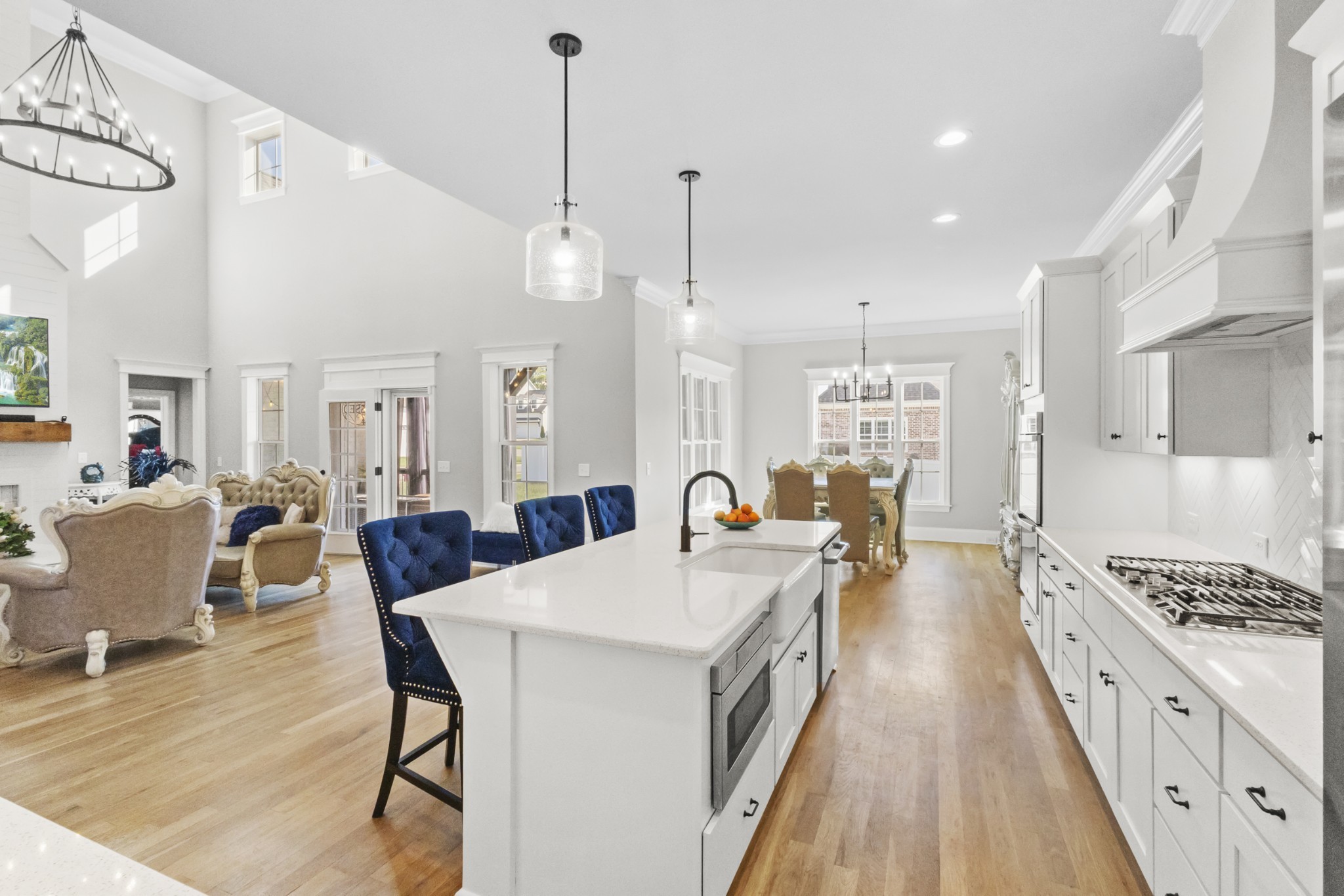 9017 Safehaven Place Spring Hill, TN 37174 - Photo 17 of 50 a large kitchen with a table and chairs