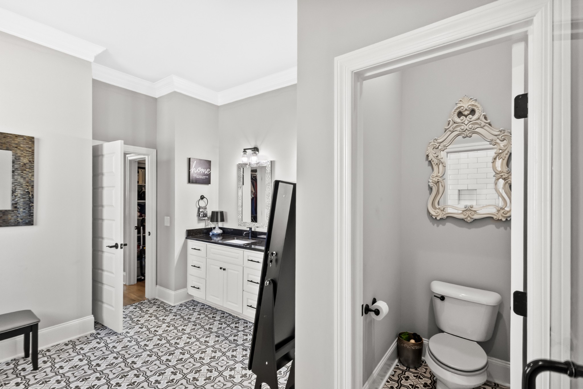 9017 Safehaven Place Spring Hill, TN 37174 - Photo 29 of 50 a bathroom with a toilet and a shower