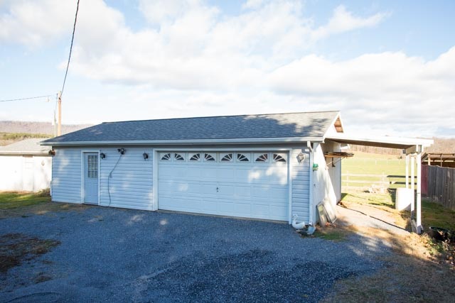604 North River Road Mount Solon, VA 22843 - Photo 27 of 30 a view of a car garage of the house