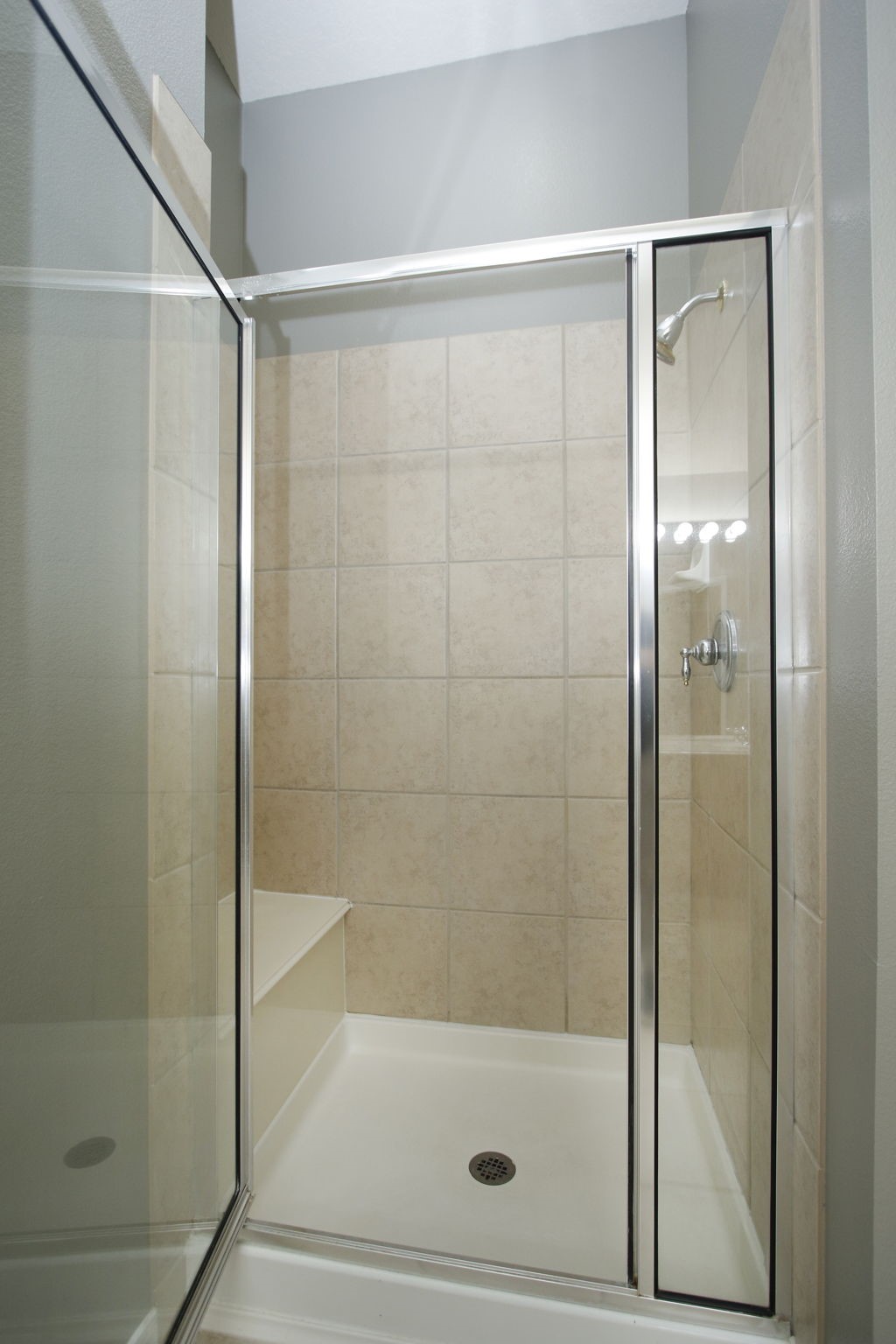 2802 Parkeston Drive Spring, TX 77388 - Photo 29 of 49 a bathroom with a glass shower door