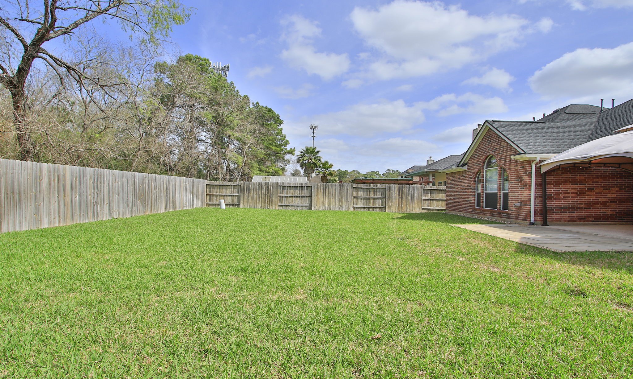 2802 Parkeston Drive Spring, TX 77388 - Photo 44 of 49 a view of a house with backyard and porch
