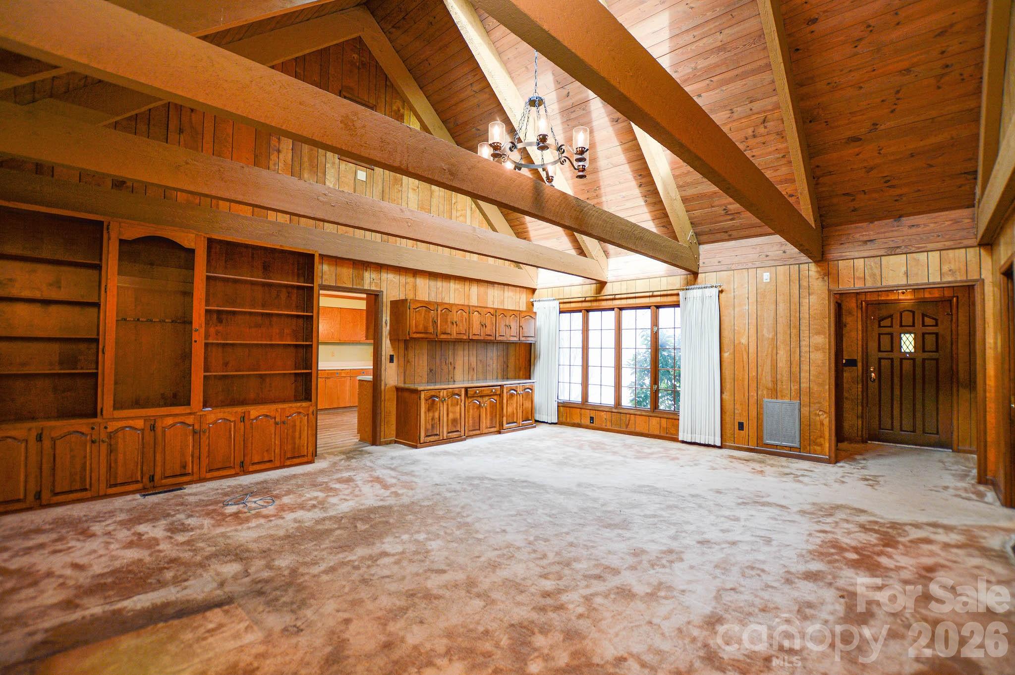 6910 State Highway 49 Mount Pleasant, NC 28124 - Photo 5 of 26 a view of an empty room with a fireplace