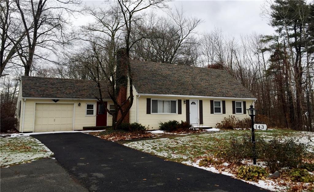 143 Turnpike Road Somers, CT 06071 - Photo 1 of 1 front view of house with a yard