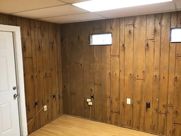 a view of a bathroom with shower