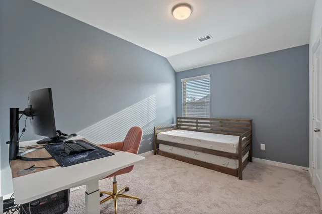 a view of workspace with chair