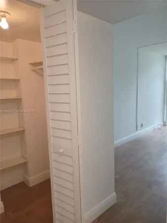 a view of walk in closet