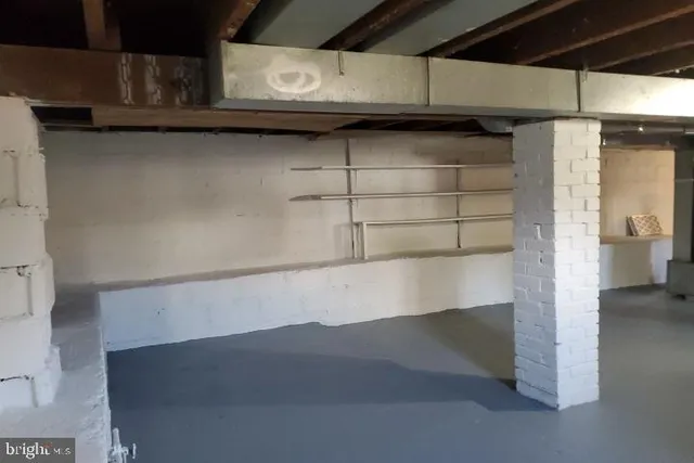 a view of storage and utility room