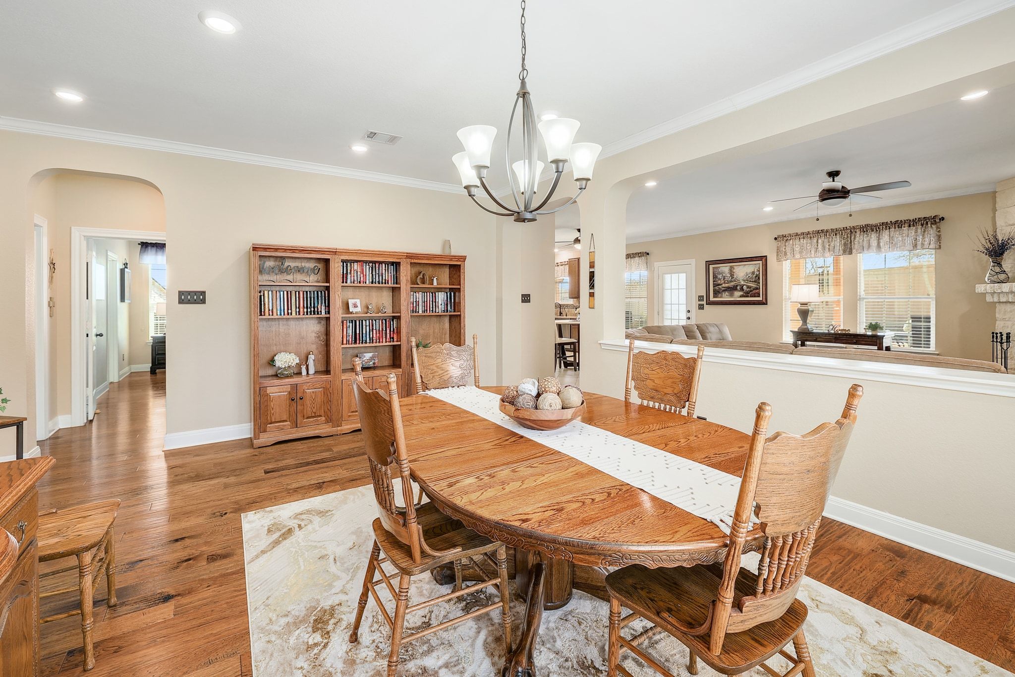 646 Landon Samuel Loop Pflugerville, TX 78660 - Photo 17 of 40 a view of a dining room with furniture