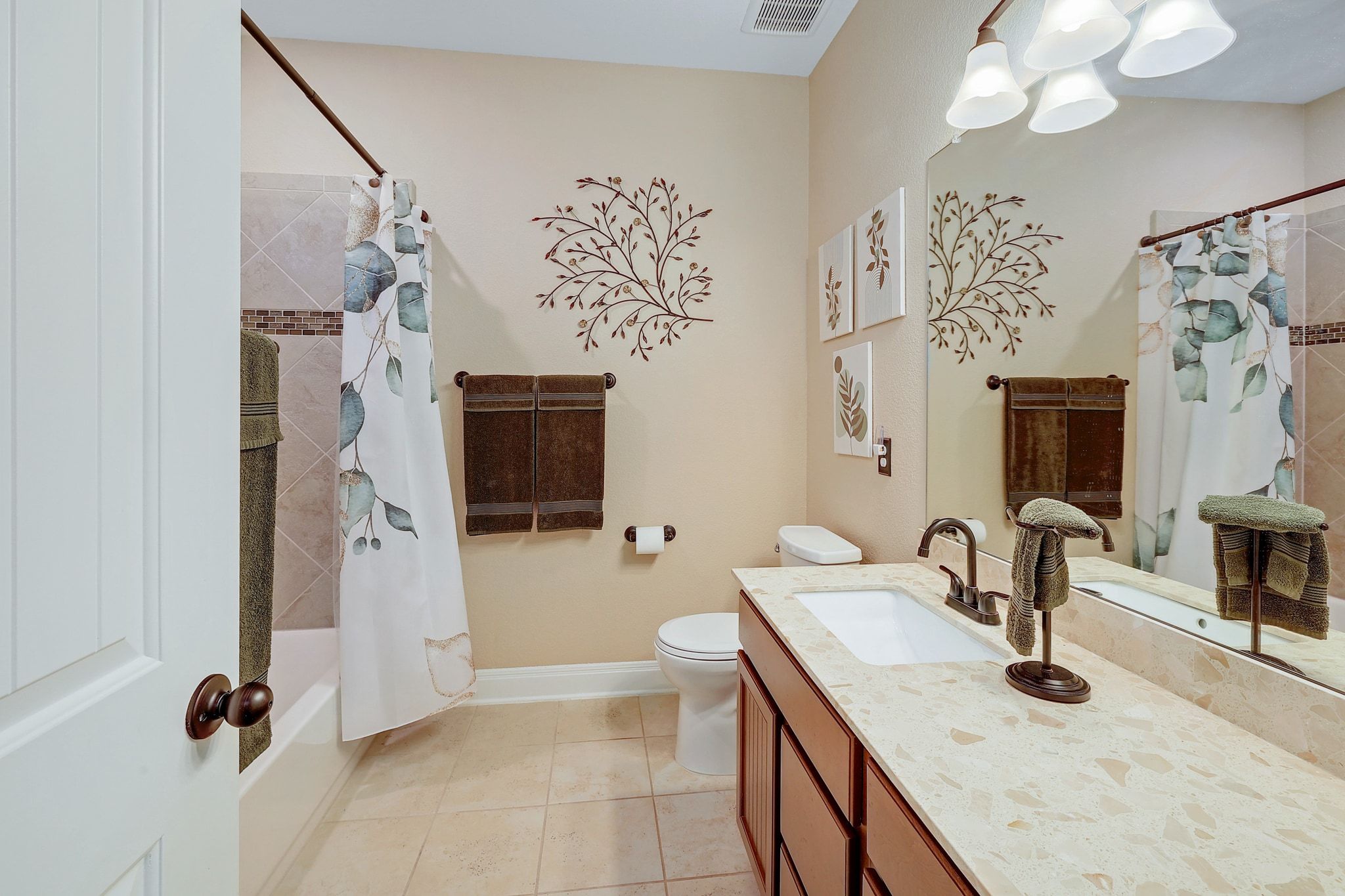 646 Landon Samuel Loop Pflugerville, TX 78660 - Photo 29 of 40 a bathroom with a sink and mirror with toilet