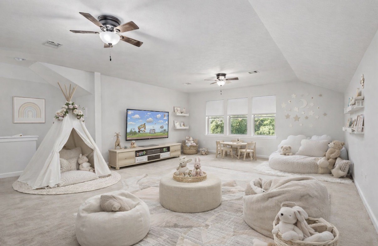 31618 Ember Trail Lane Spring, TX 77386 - Photo 24 of 44 2nd floor- Large game
room
(Virtually staged)