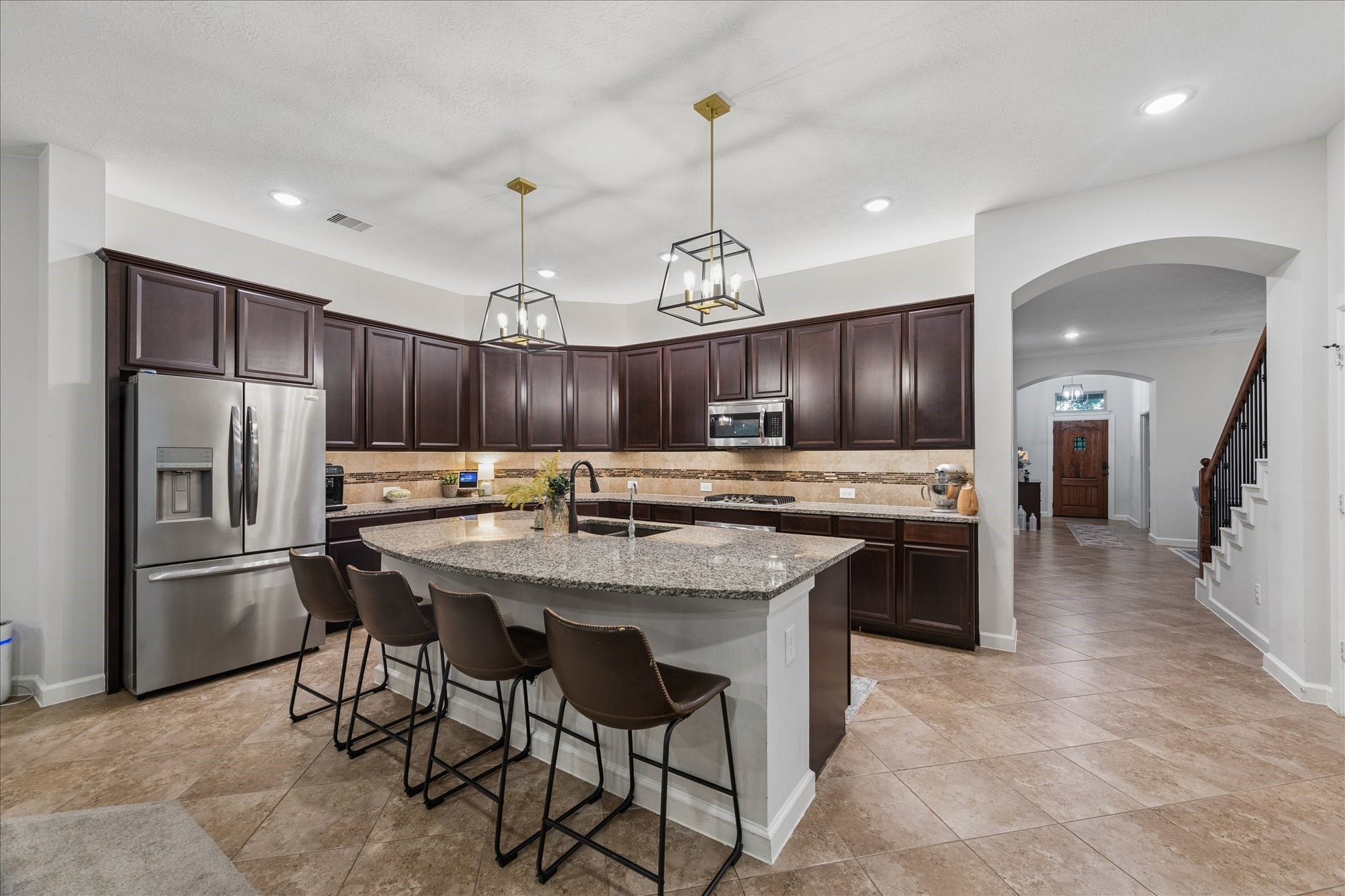 31618 Ember Trail Lane Spring, TX 77386 - Photo 9 of 44 Open kitchen with large island