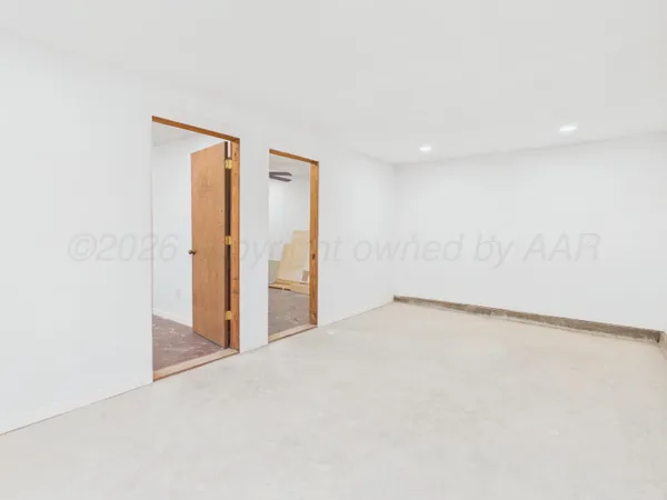 a view of an empty room