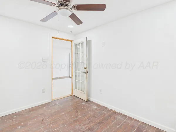 a view of an empty room