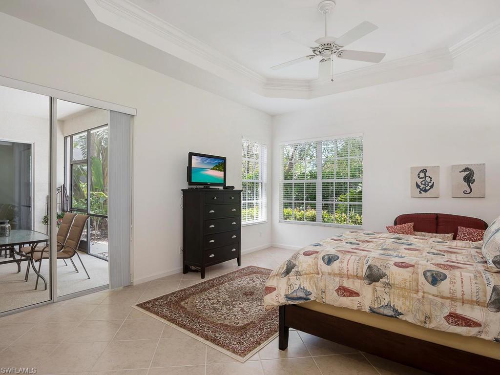 16192 Parque Lane Naples, FL 34110 - Photo 7 of 27 Master Bedroom w/Lanai access