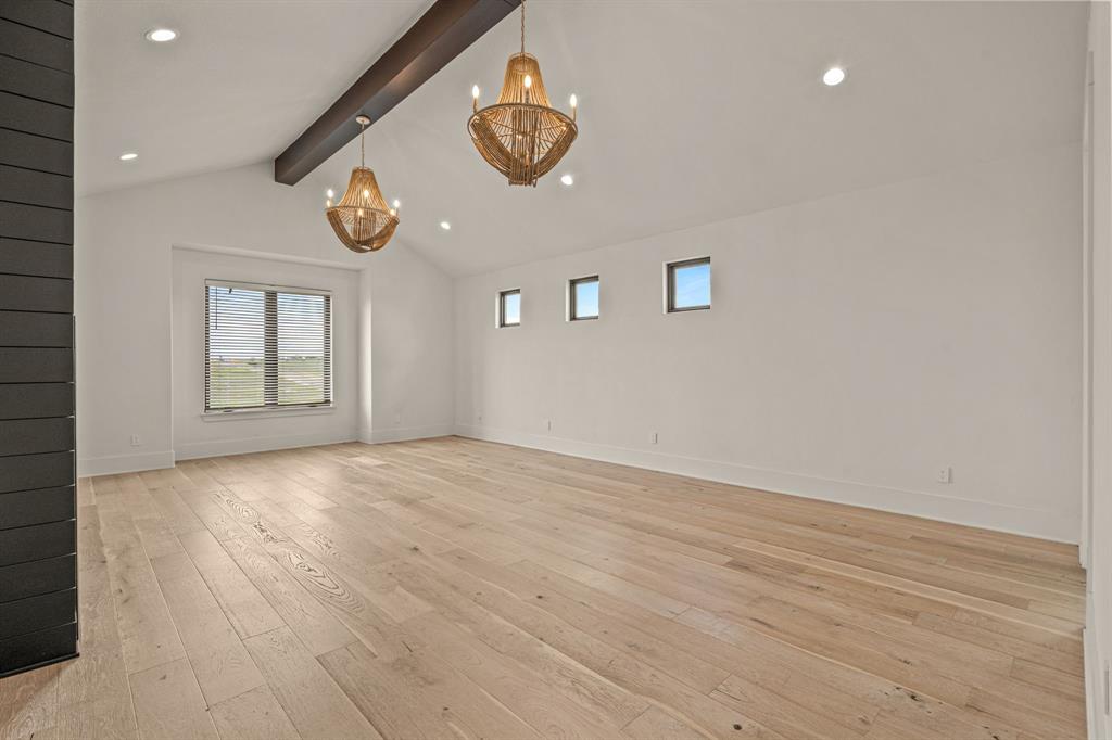 227 High View Trail Aledo, TX 76008 - Photo 16 of 39 Spacious first floor primary with a fireplace and sitting area