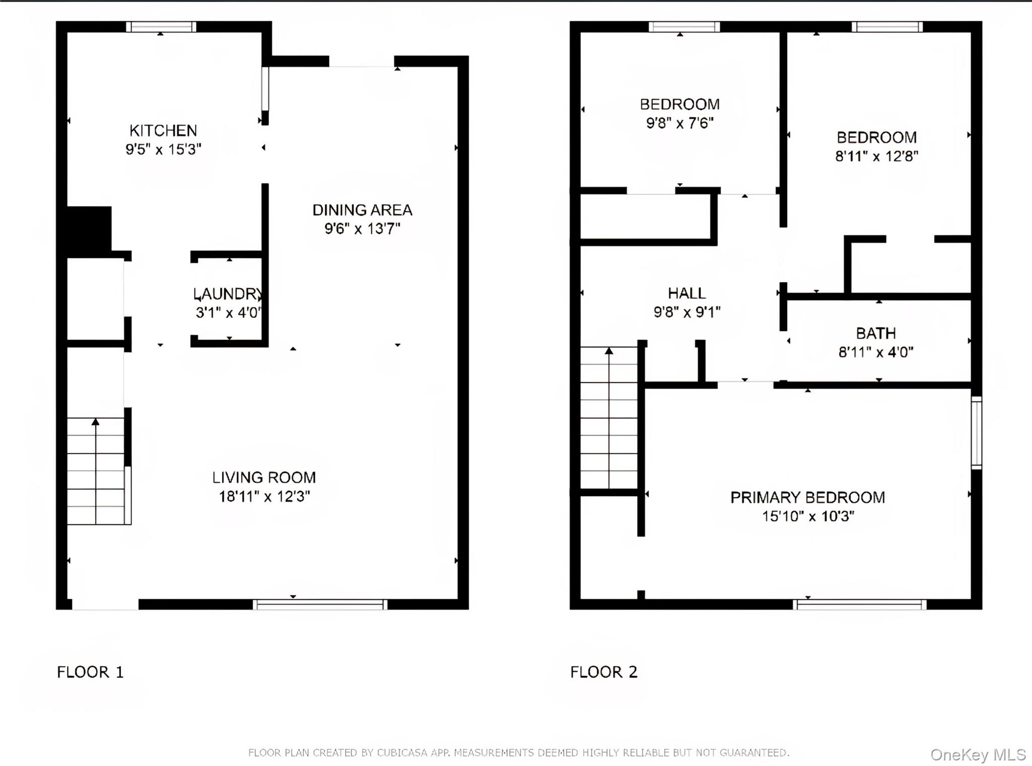 1335 Union Avenue, Unit B Newburgh, NY 12550 - Photo 20 of 20 View of floor plan / room layout