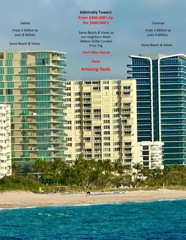 $494,900 | 750 North Ocean Boulevard, Unit 408, Pompano Beach, FL 33062