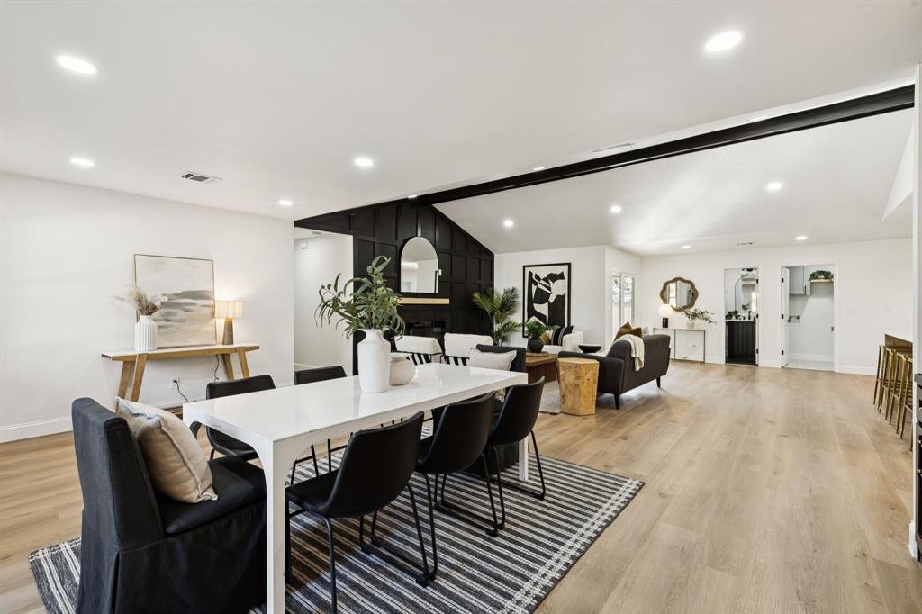 311 High Brook Drive Richardson, TX 75080 - Photo 11 of 26 Dining room with light wood-type flooring and recessed lighting