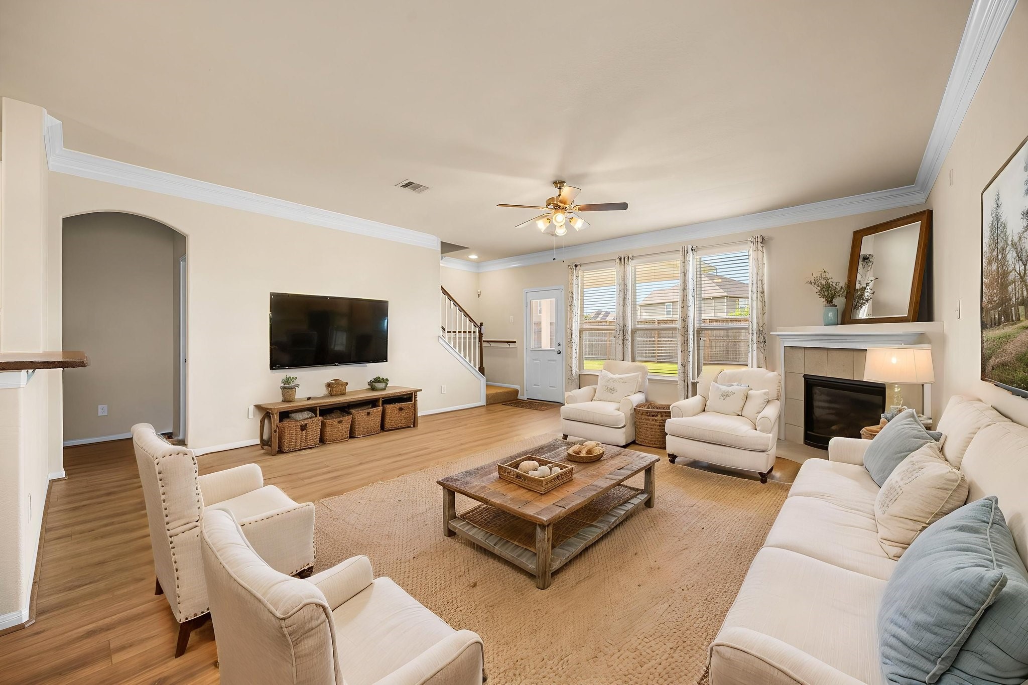 2922 Coachmaker Trail Rosenberg, TX 77471 - Photo 5 of 32 Living room virtually staged.
