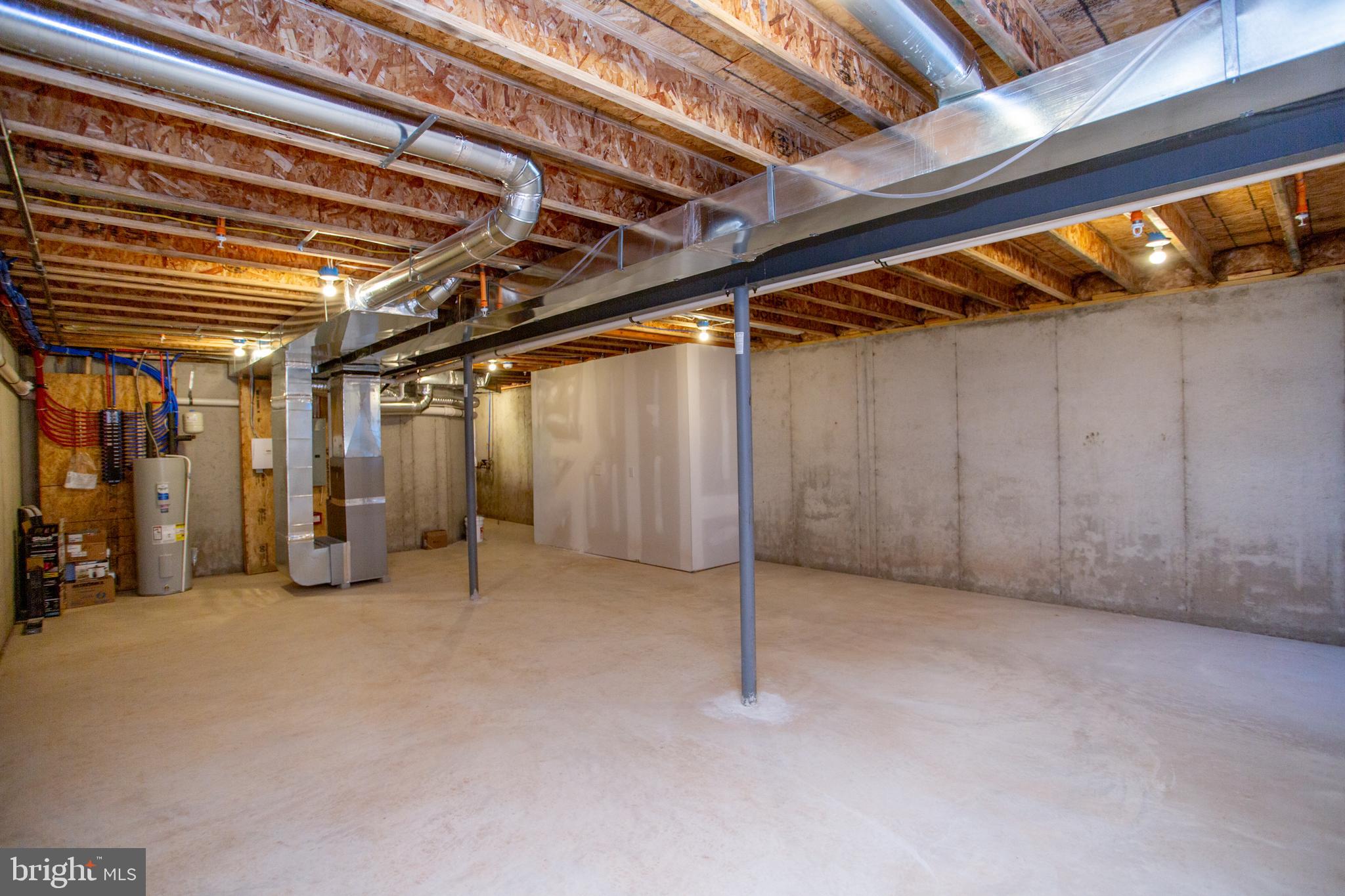 44 Parry Way Warminster, PA 18974 - Photo 23 of 36 Full Unfinished Basement