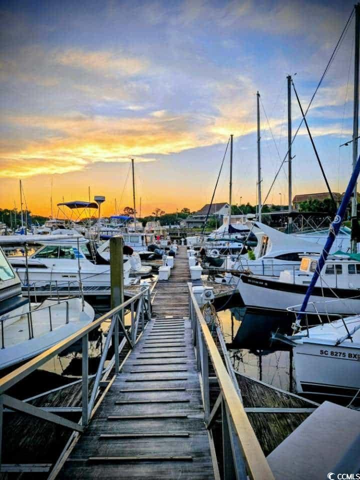 Cocquina Harbour Road Little River, SC 29566 - Photo 3 of 3 Dock area featuring a water view