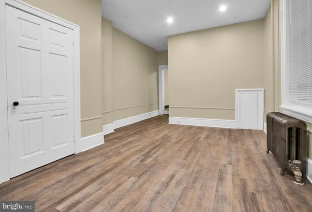 a view of livingroom with hardwood