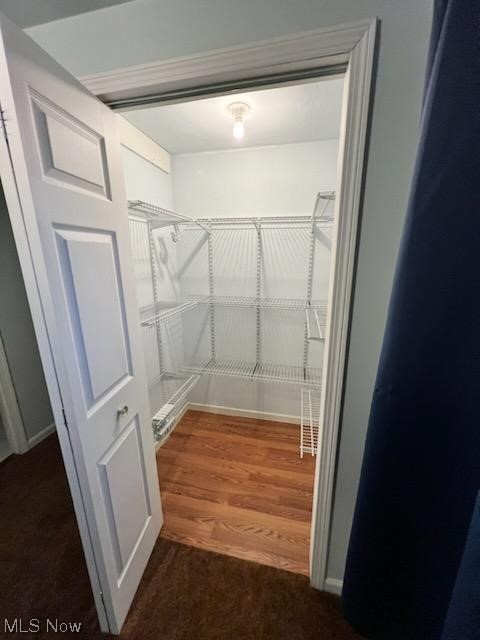 30028 Warren Road Wickliffe, OH 44092 - Photo 6 of 19 Walk in closet featuring dark hardwood / wood-style floors