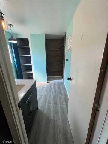 a view of walk in closet