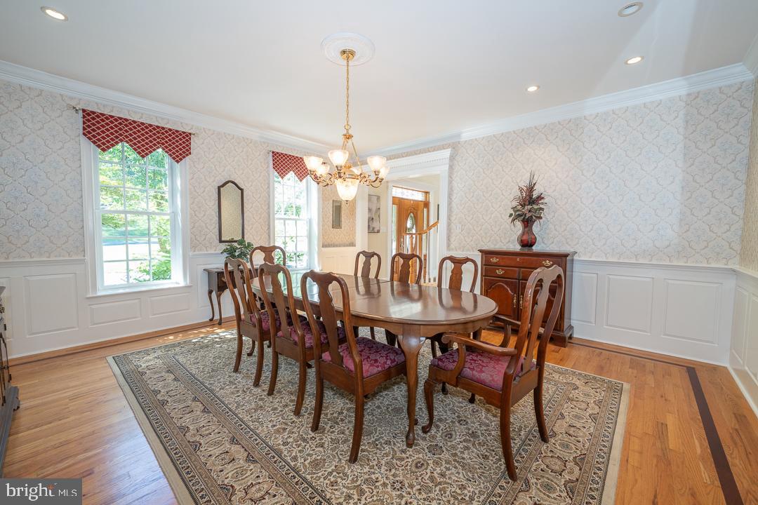 2 Spring Meadows Farm Lane Malvern, PA 19355 - Photo 8 of 63 a view of a dining room with furniture window and wooden floor